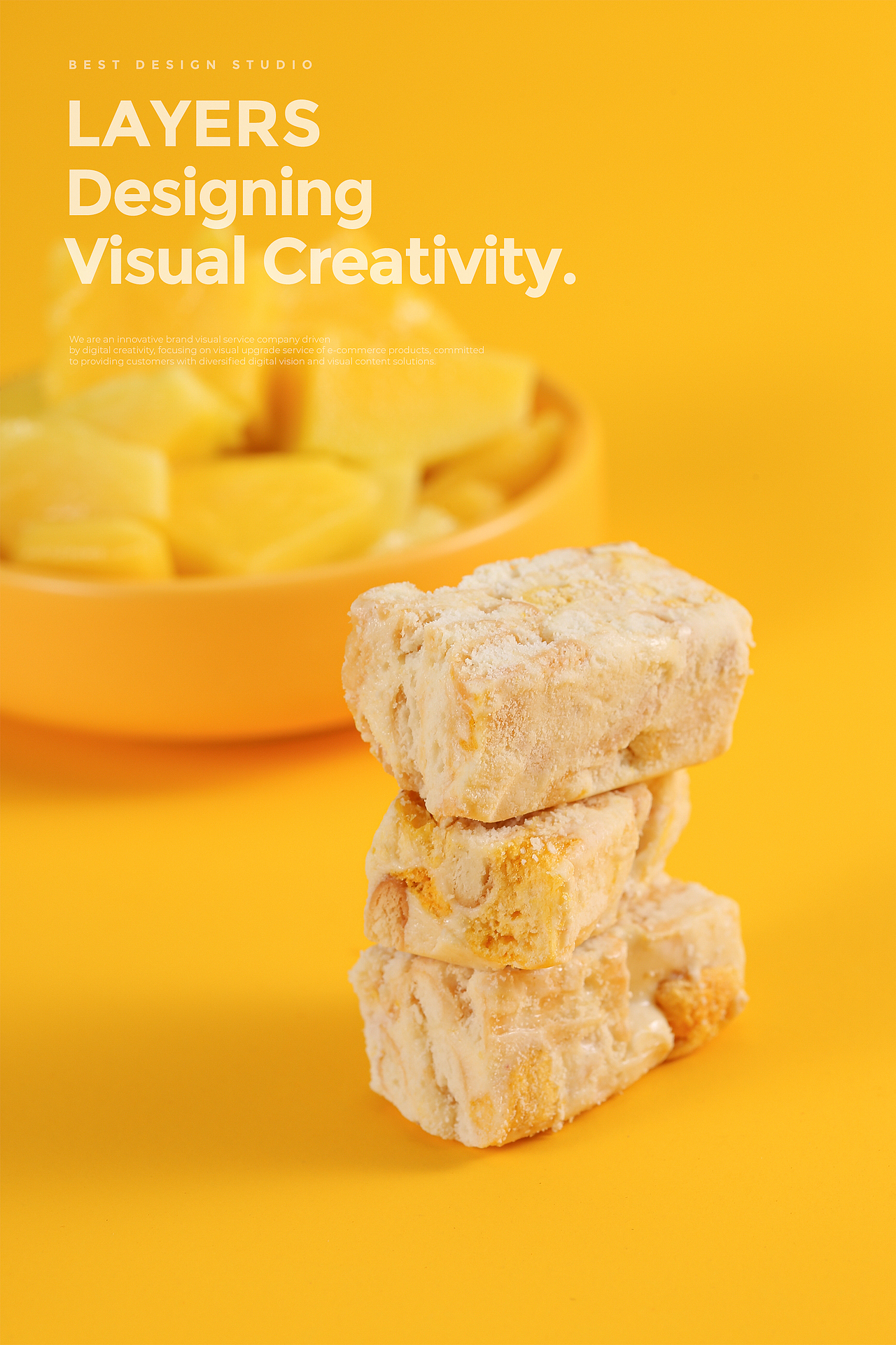 雪花酥牛轧糖拍摄记录