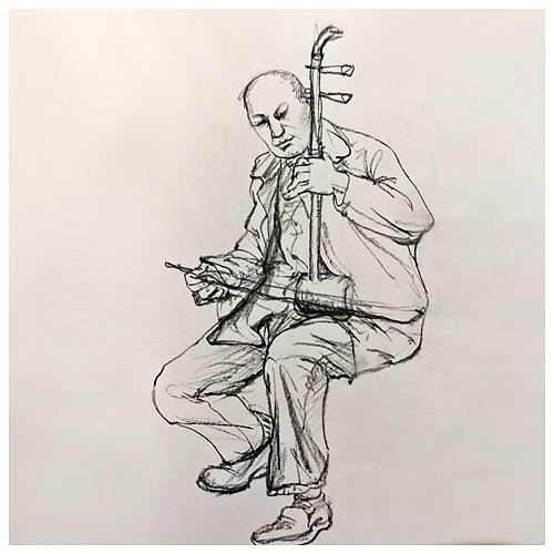 手绘素描,速写,丙烯画,油画创作