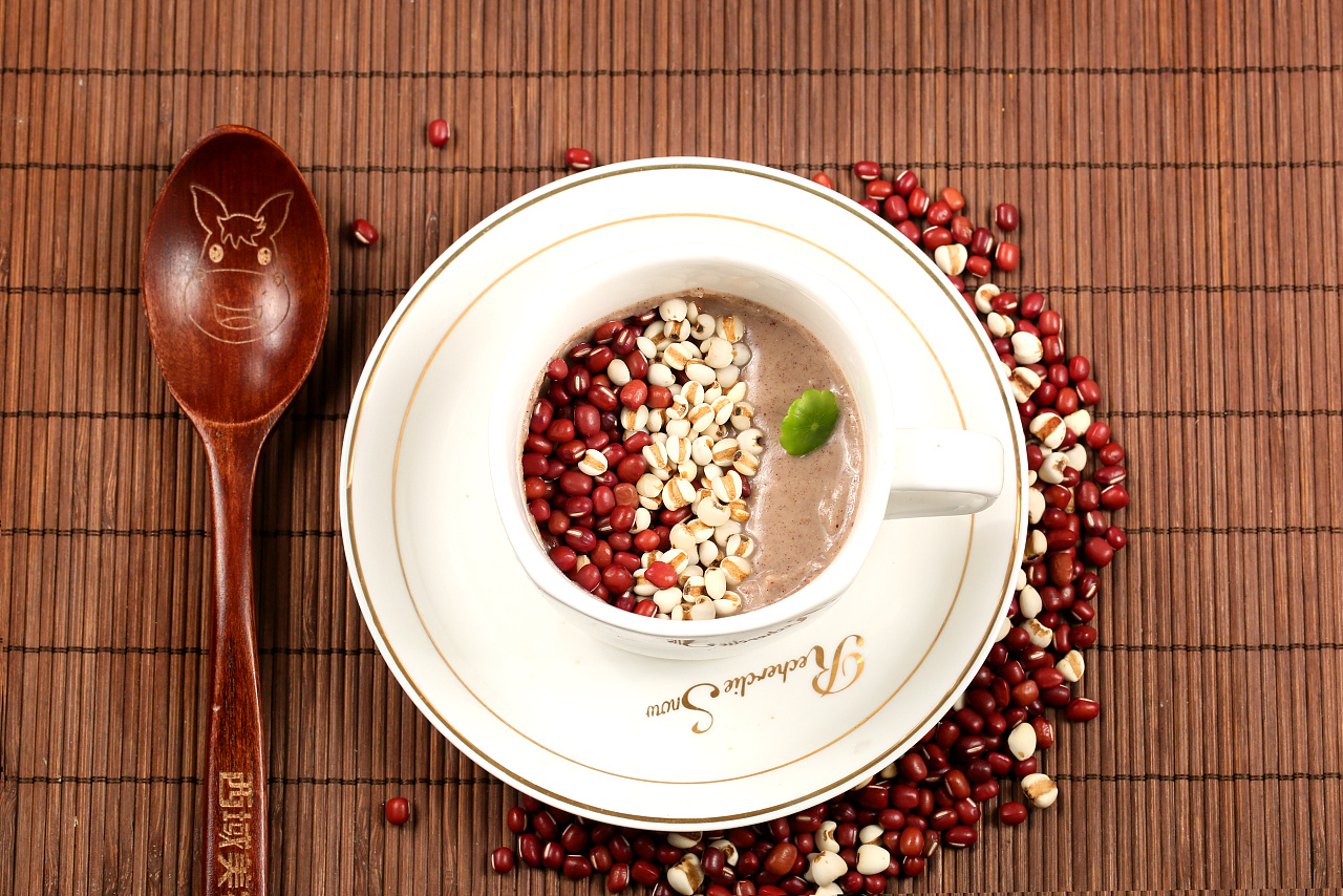 红豆薏米粉摄影
