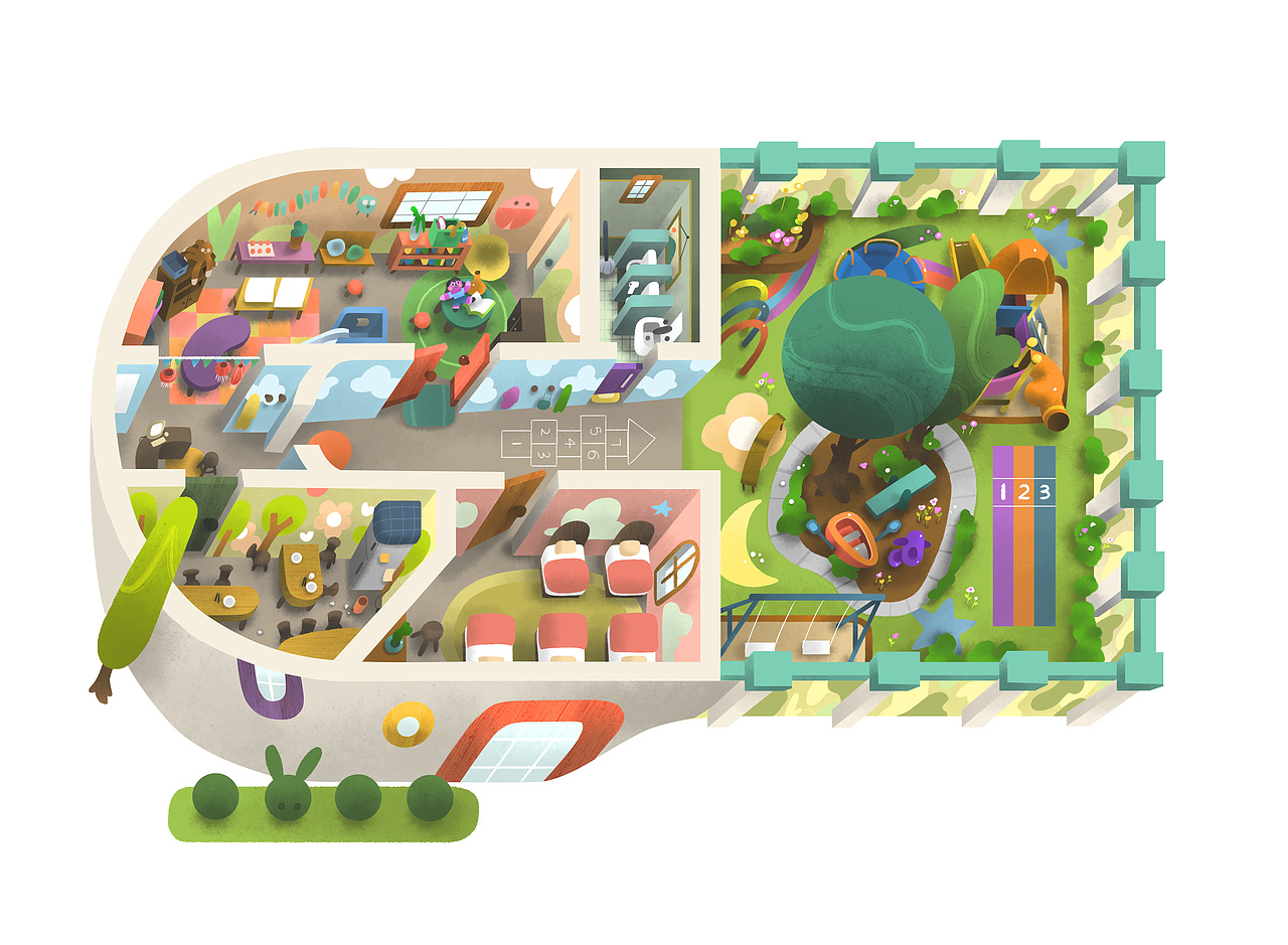 幼儿园室内设定上色(定稿)