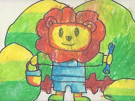 小狮子修理工（个人主页-ZMzgwNzYxMzY=） - 绘画 - 站酷设计师锦锦画册原创素材 - 站酷ZCOOL