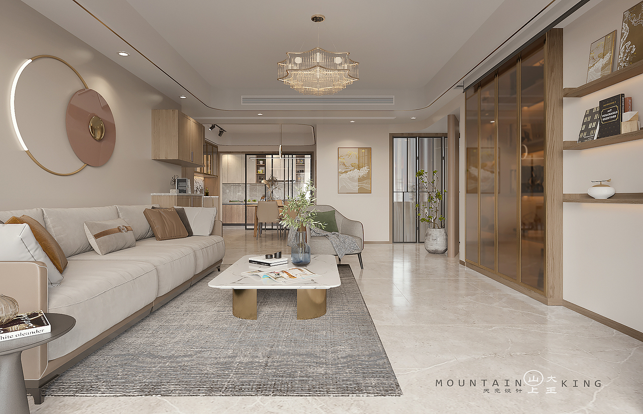 鸿---轻奢新中式（恒基凯旋门）（图ZMjg5MjExOTI4） - 家装设计 - 站酷设计师设计师天亮原创素材 - 站酷ZCOOL