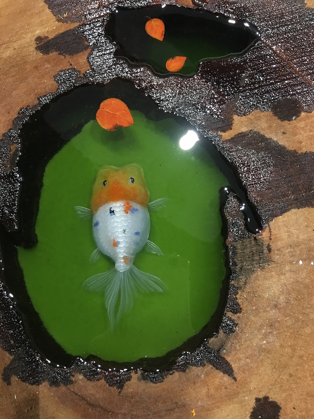 树脂画工艺品摆件(秋之兰)