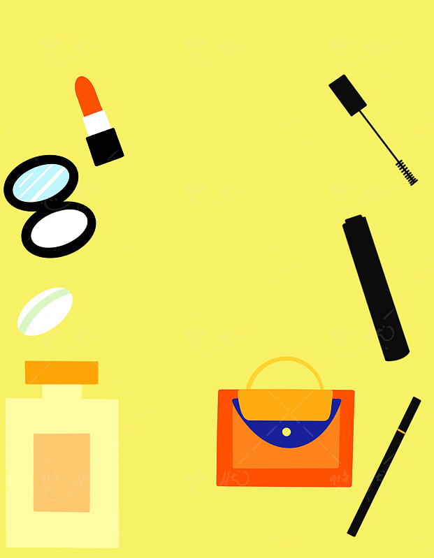 商务商业时尚潮流美妆产品展示，商品封面海报宣传