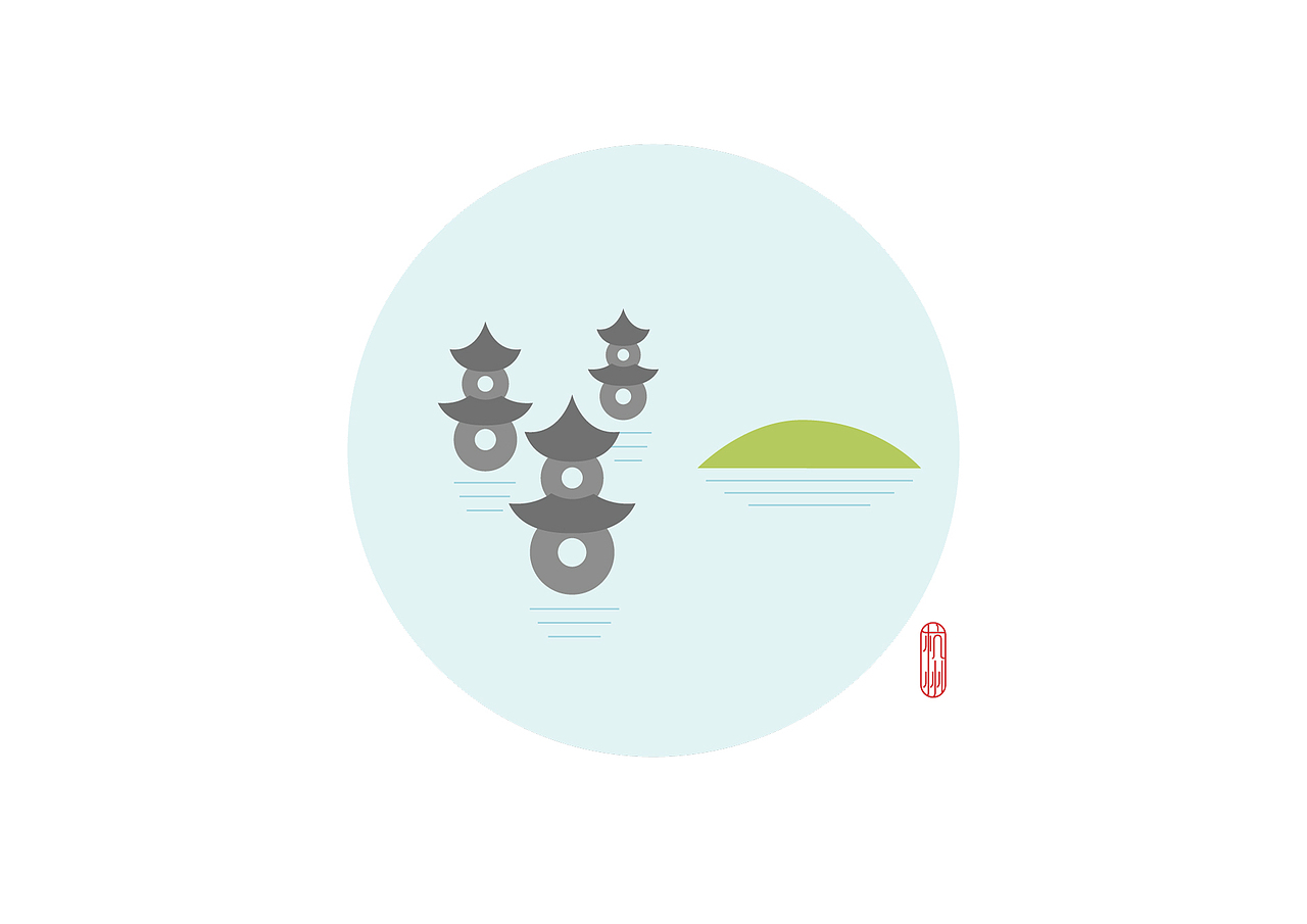 Hangzhou Postcard Design（图ZMjc1MjE1NjQ=） - 图案 - 站酷设计师EnihsNus_原创素材 - 站酷ZCOOL
