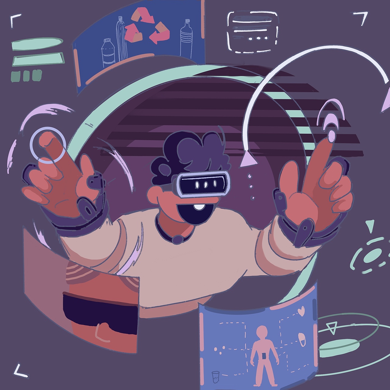 新媒体一班孙溢11903465（2045插画）（图ZMjI0MTUyOTYw） - 其他 - 站酷设计师azure_sunni原创素材 - 站酷ZCOOL