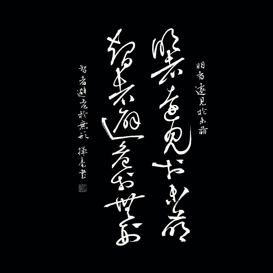 书写丨明者远见于未萌 智者避危于无形