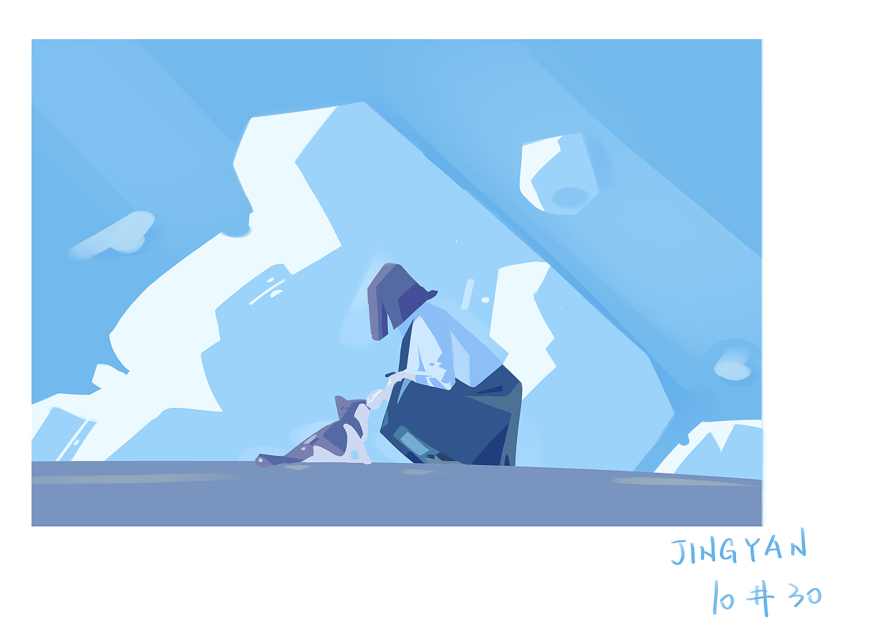 色彩日涂 10/30（图ZMjkwMzk3MTI4） - 创作习作 - 站酷设计师晶燕L原创素材 - 站酷ZCOOL