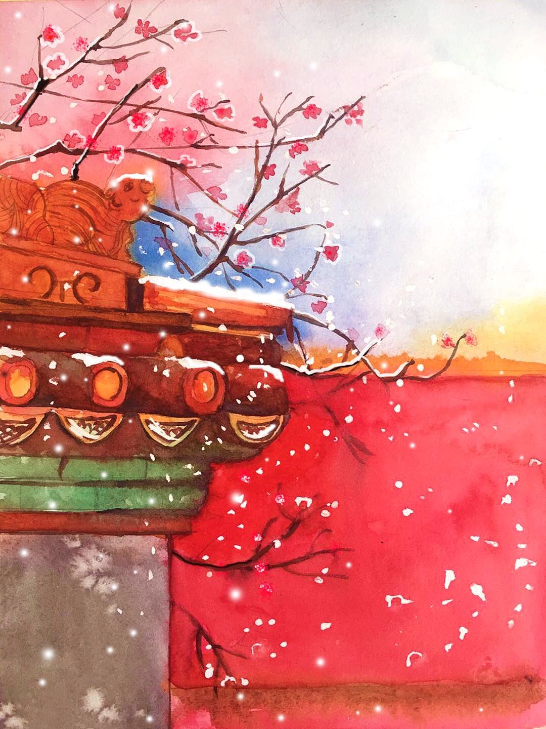 最近一些画儿。。。。。（图ZOTg0NTc3OTY=） - 创作习作 - 站酷设计师笔墨粉黛原创素材 - 站酷ZCOOL