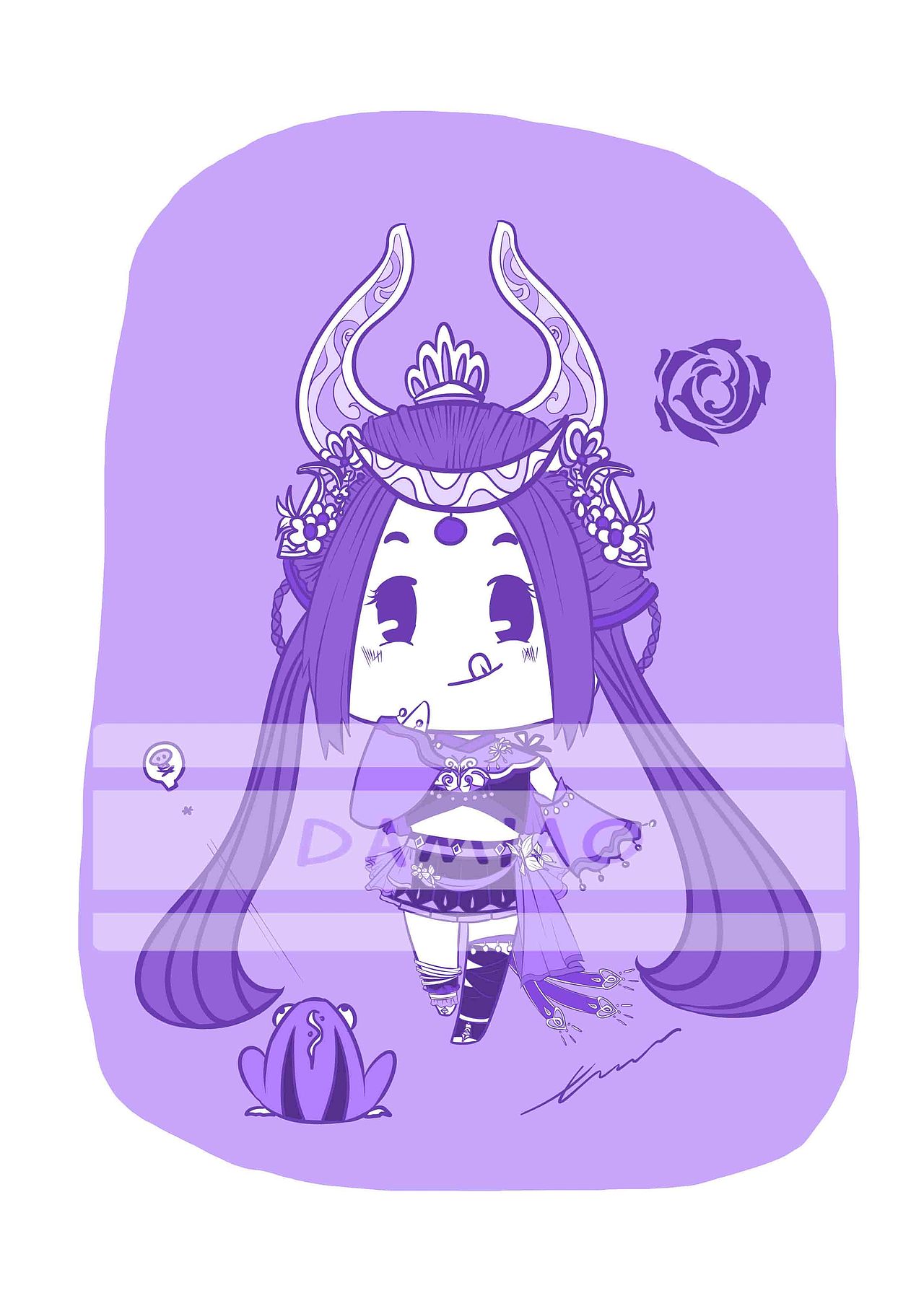 剑网三Q版萝莉（图ZMjU3MzkxMDg=） - 单幅漫画 - 站酷设计师大喵喵嘞个喵原创素材 - 站酷ZCOOL