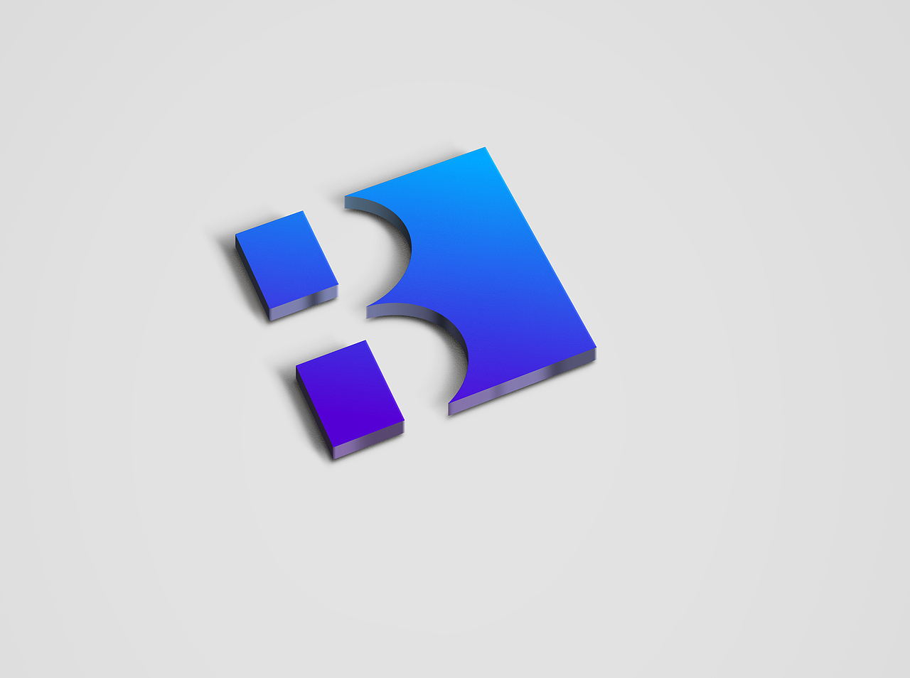 一组HB字母图形标志