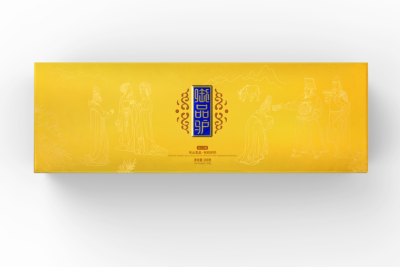 驴姥姥 驴奶粉和驴奶面膜包装设计