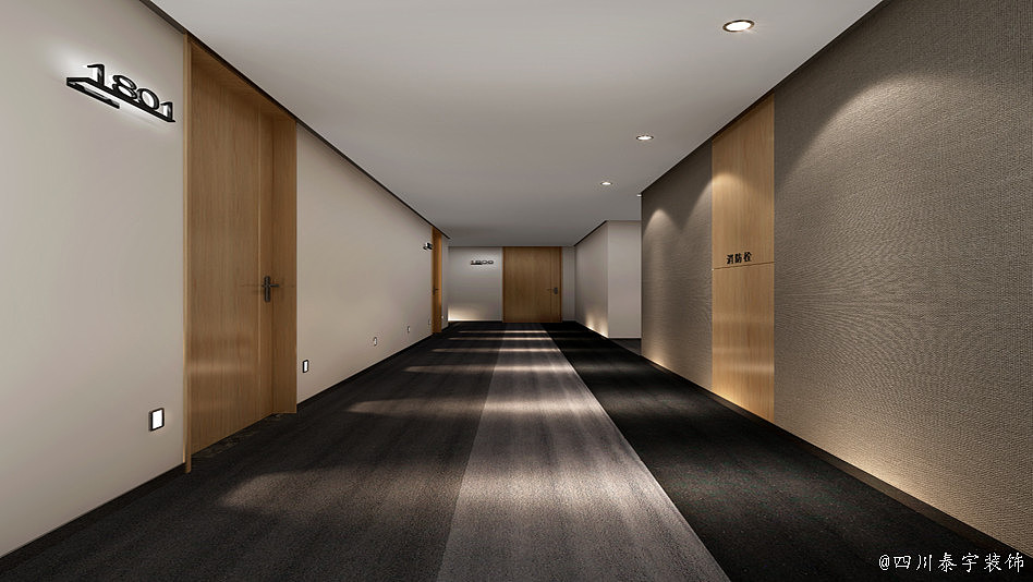 成都现代简约精品酒店设计规划|成都泰宇装饰|壳子酒店
