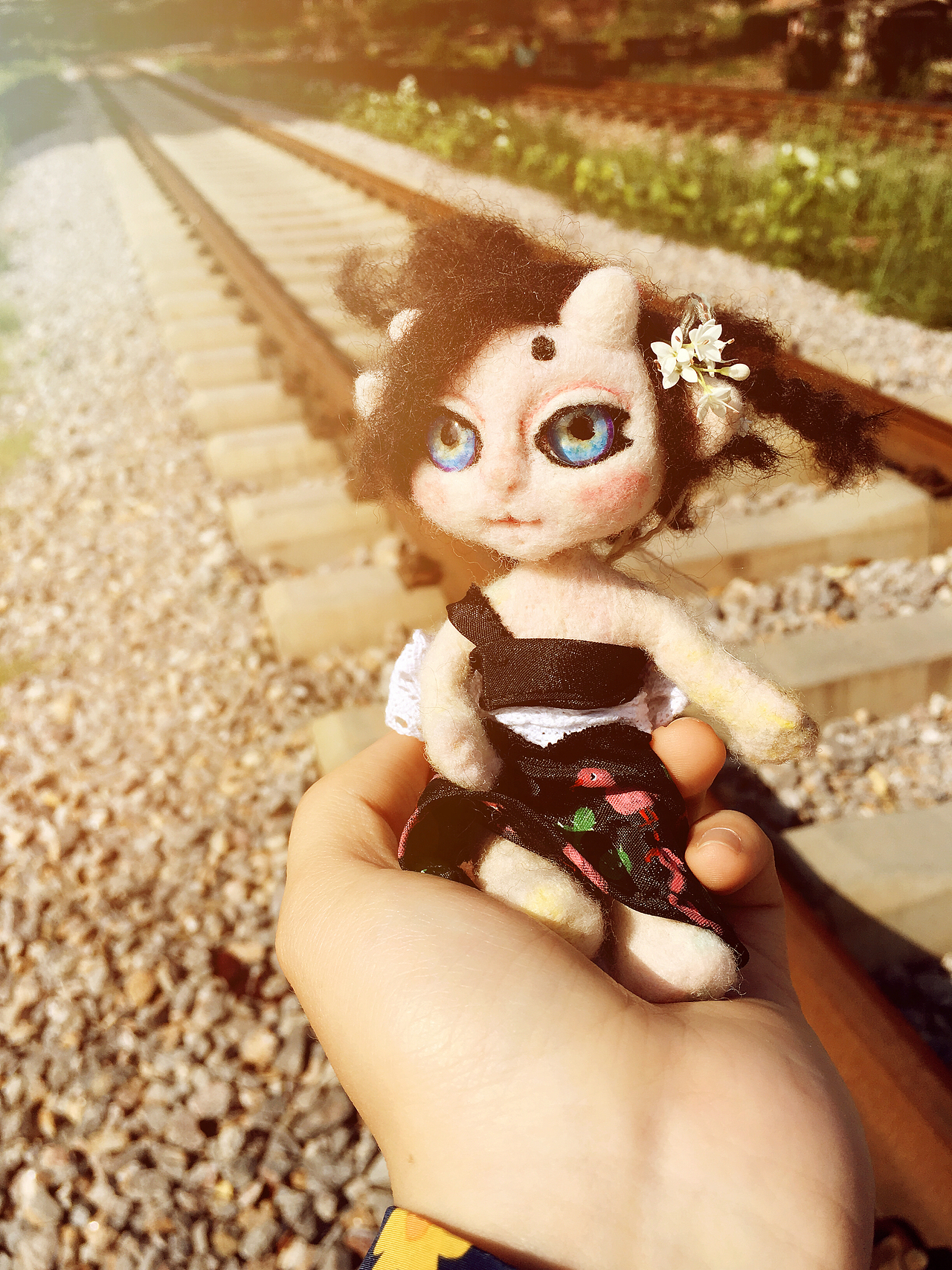 我的第一个毛毡娃 小魔怪 感觉自己像个造物者（图ZNzg2MTQyMzI=） - 手办/模玩 - 站酷设计师w鲨_210原创素材 - 站酷ZCOOL