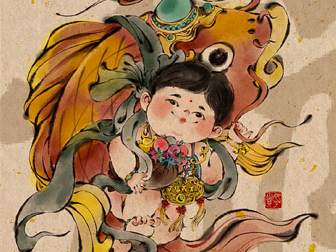 年画娃娃 |龙华富贵