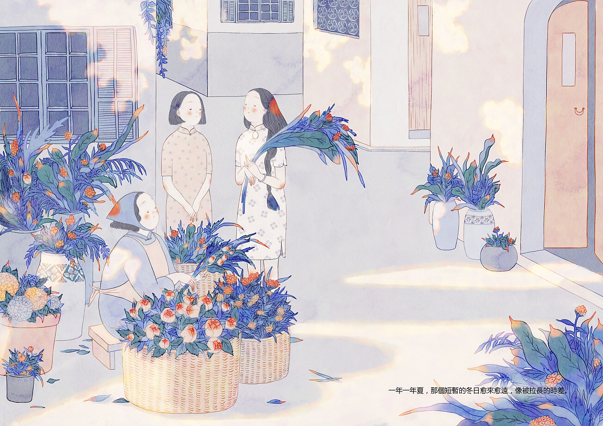 《时差》（图ZNjU4NjUxNjQ=） - 商业插画 - 站酷设计师木言木言木言原创素材 - 站酷ZCOOL