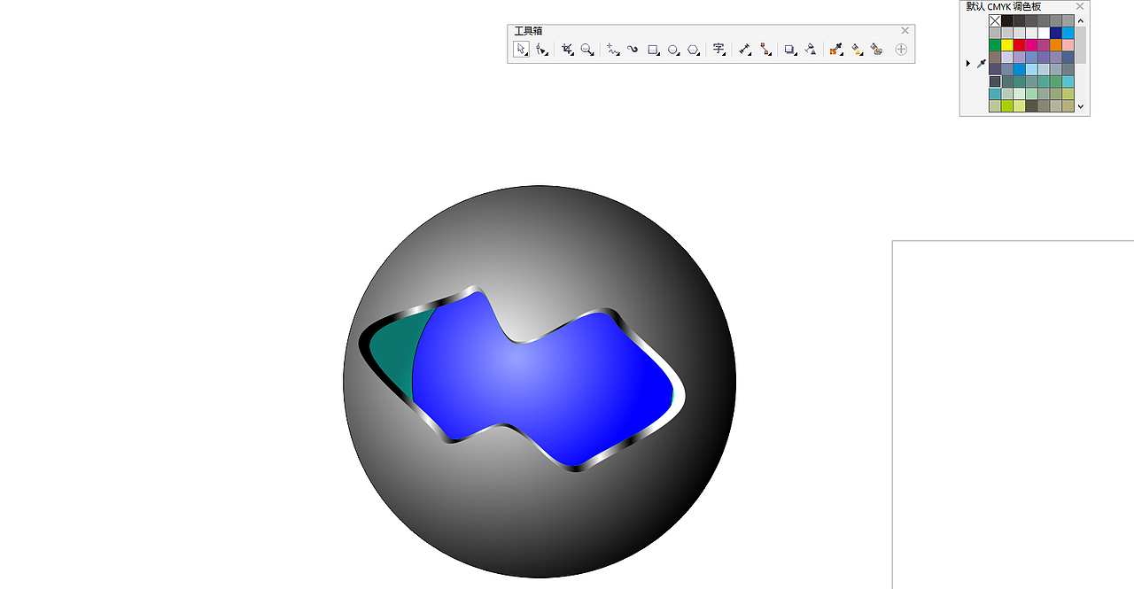CorelDRAW制作一个立体感的球内精灵（图ZMTU3NjU1NDUy） - IP形象 - 站酷设计师瑶灵铛原创素材 - 站酷ZCOOL
