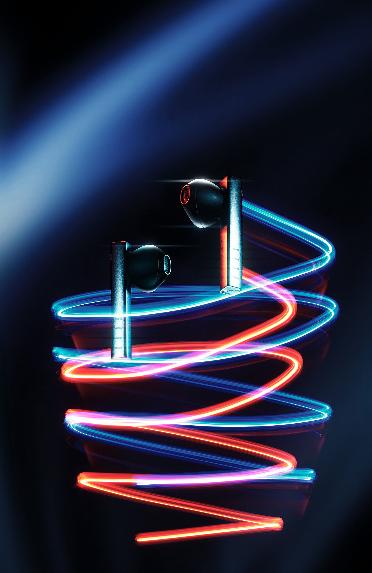 fill | 无线蓝牙耳机 跟音浪一起躁动_愚人斌-站酷zcool