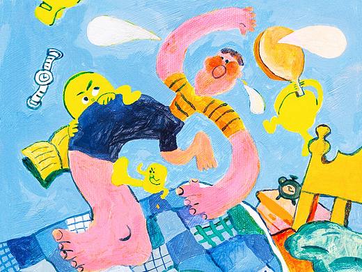《功夫蛋黄》儿童文学插图