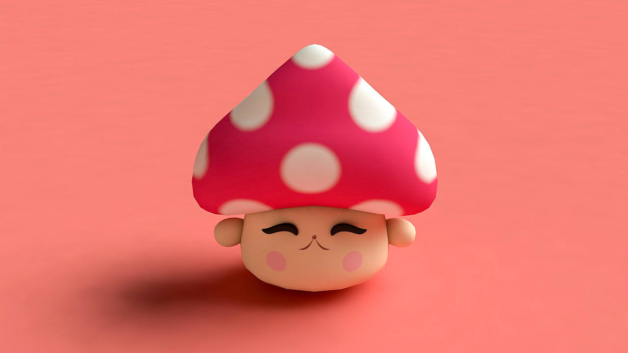 小蘑菇c4d