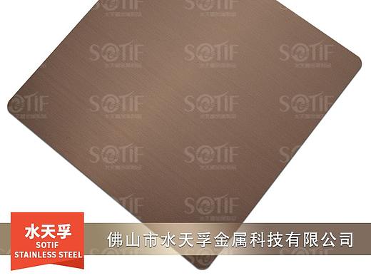 彩色不锈钢玫瑰金板 电梯用玫瑰金不锈钢板