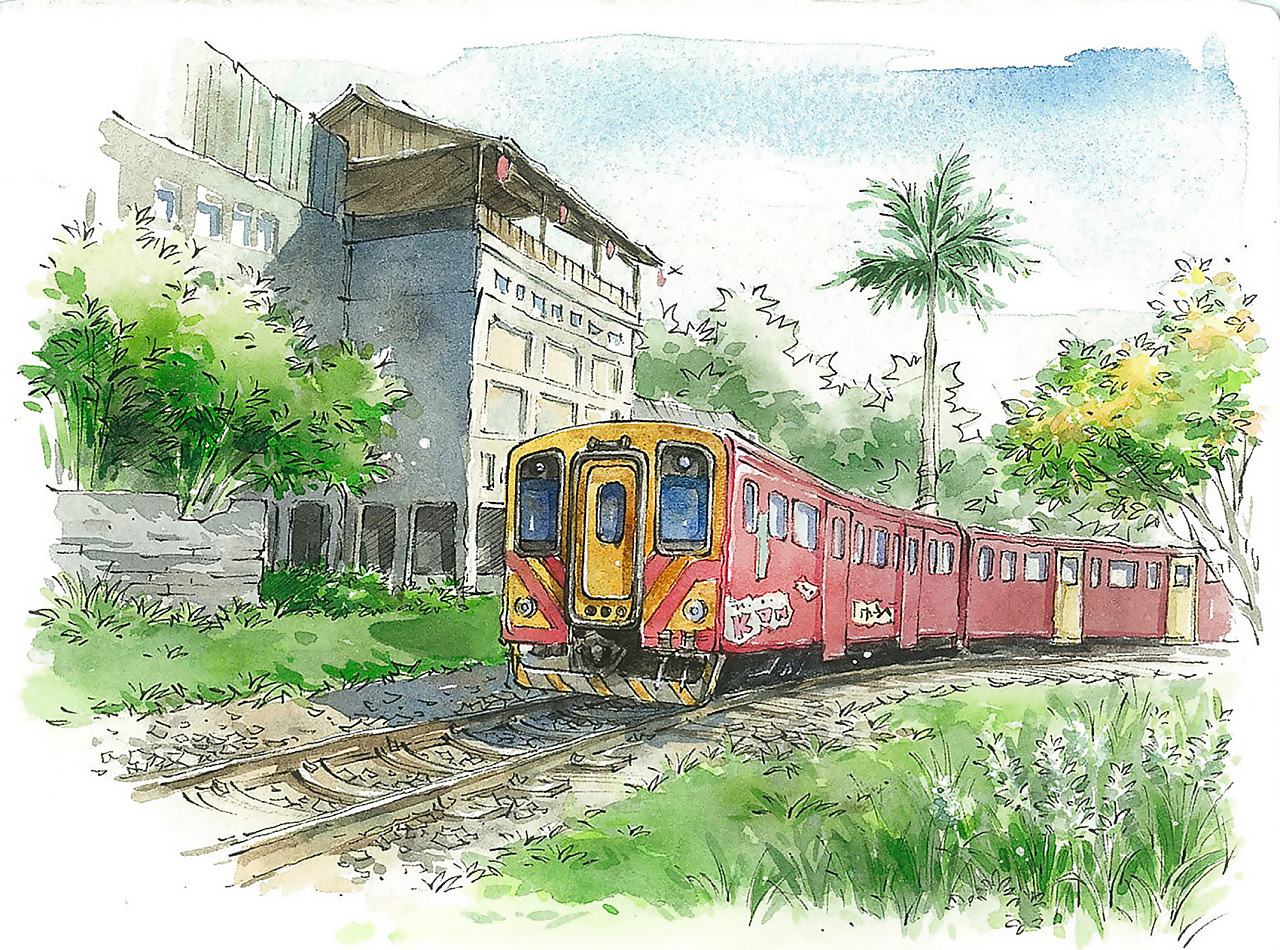 【画火车】|插画|创作习作|喜欢画画的ETHAN - 原创作品 - 站酷 (ZCOOL)