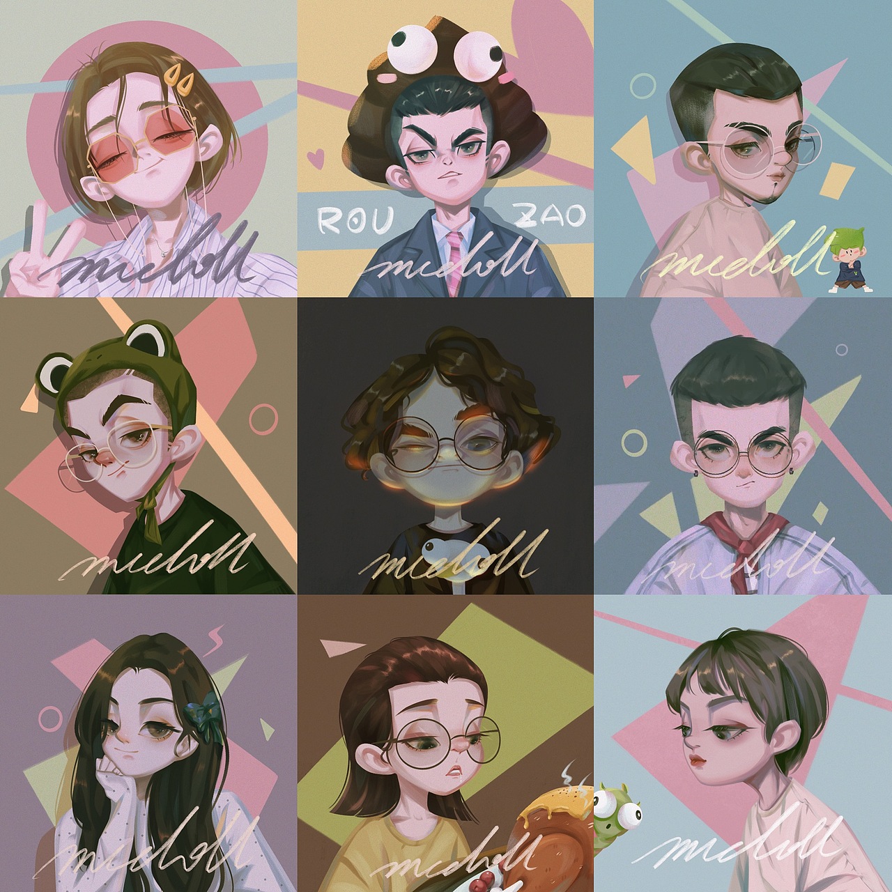 有点晚的2019年终总结（图ZMTkzMzQyMDQ0） - 商业插画 - 站酷设计师mcdoll_麦兜原创素材 - 站酷ZCOOL