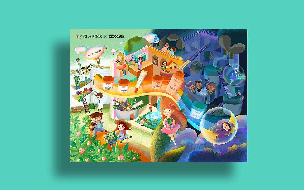 植萃新肌园（图ZMjk4NTE0NDA0） - 海报 - 站酷设计师杜晕晕原创素材 - 站酷ZCOOL