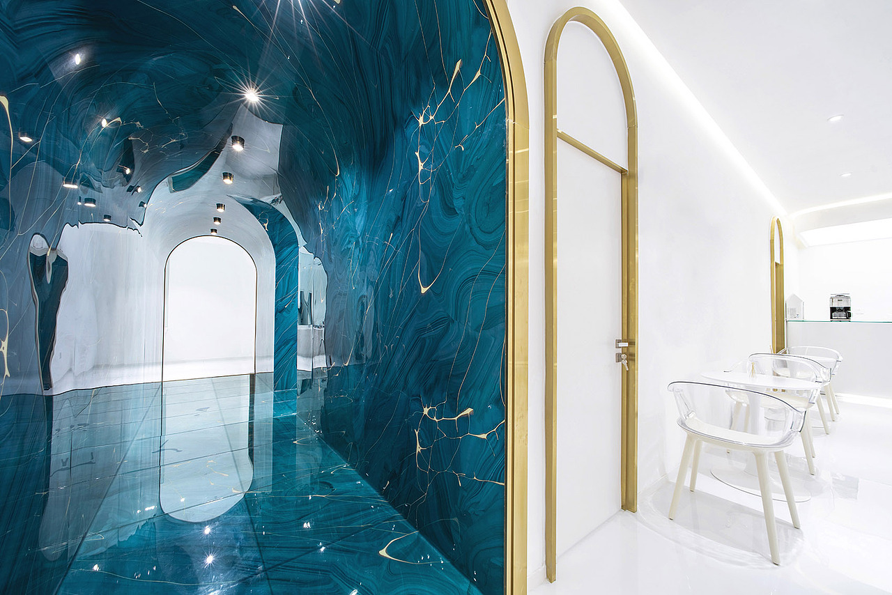 《羽辰”美容会所设计》成都美容会所设计公司（图ZMjkwMDMxNDk2） - 商业空间设计 - 站酷设计师六器设计原创素材 - 站酷ZCOOL