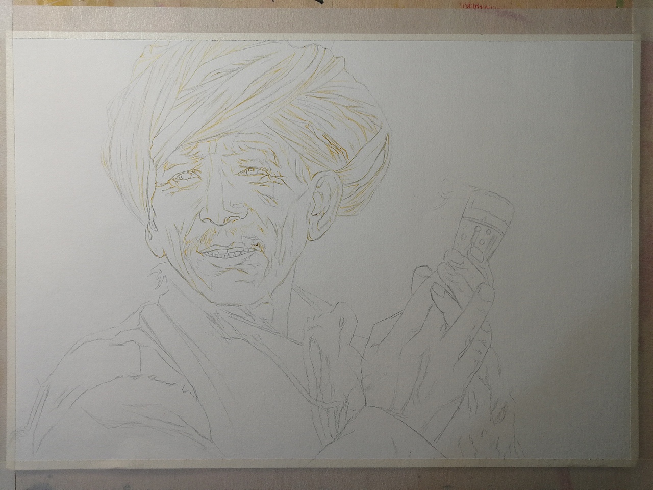 彩色圓珠筆作品《祈?！罚▓DZMTYxODA3Mzg4） - 繪畫 - 站酷設(shè)計(jì)師浩軒手繪原創(chuàng)素材 - 站酷ZCOOL