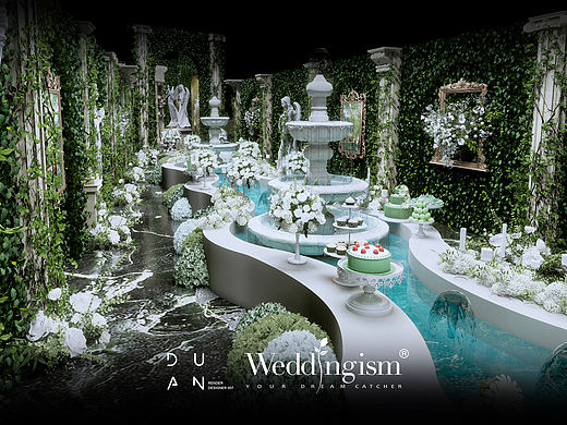 【客稿】SU婚礼效果图（个人主页-ZNTcxOTY2NTY=） - 舞台美术 - 站酷设计师DUAN007原创素材 - 站酷ZCOOL