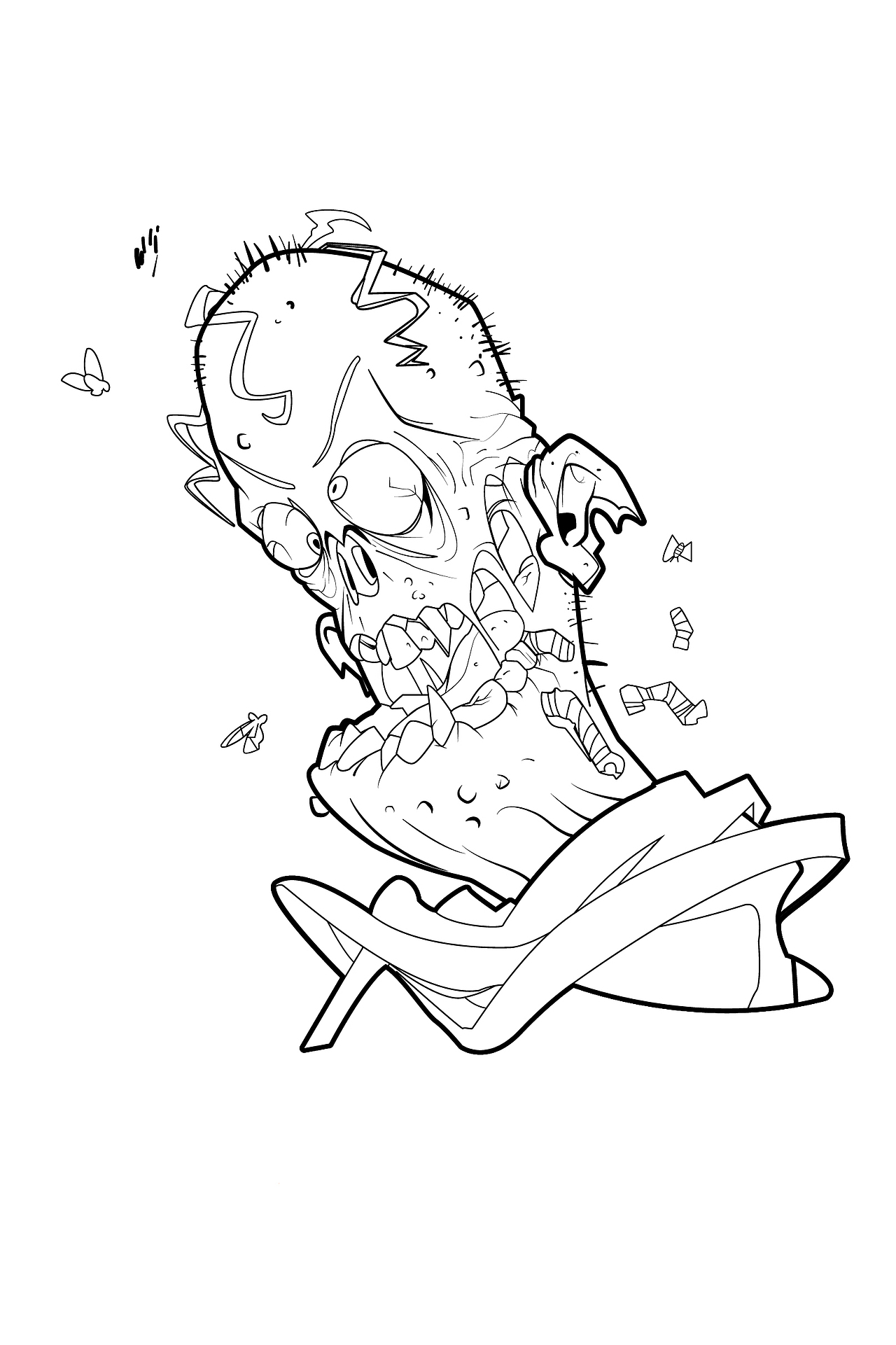 ai线稿颜色练习