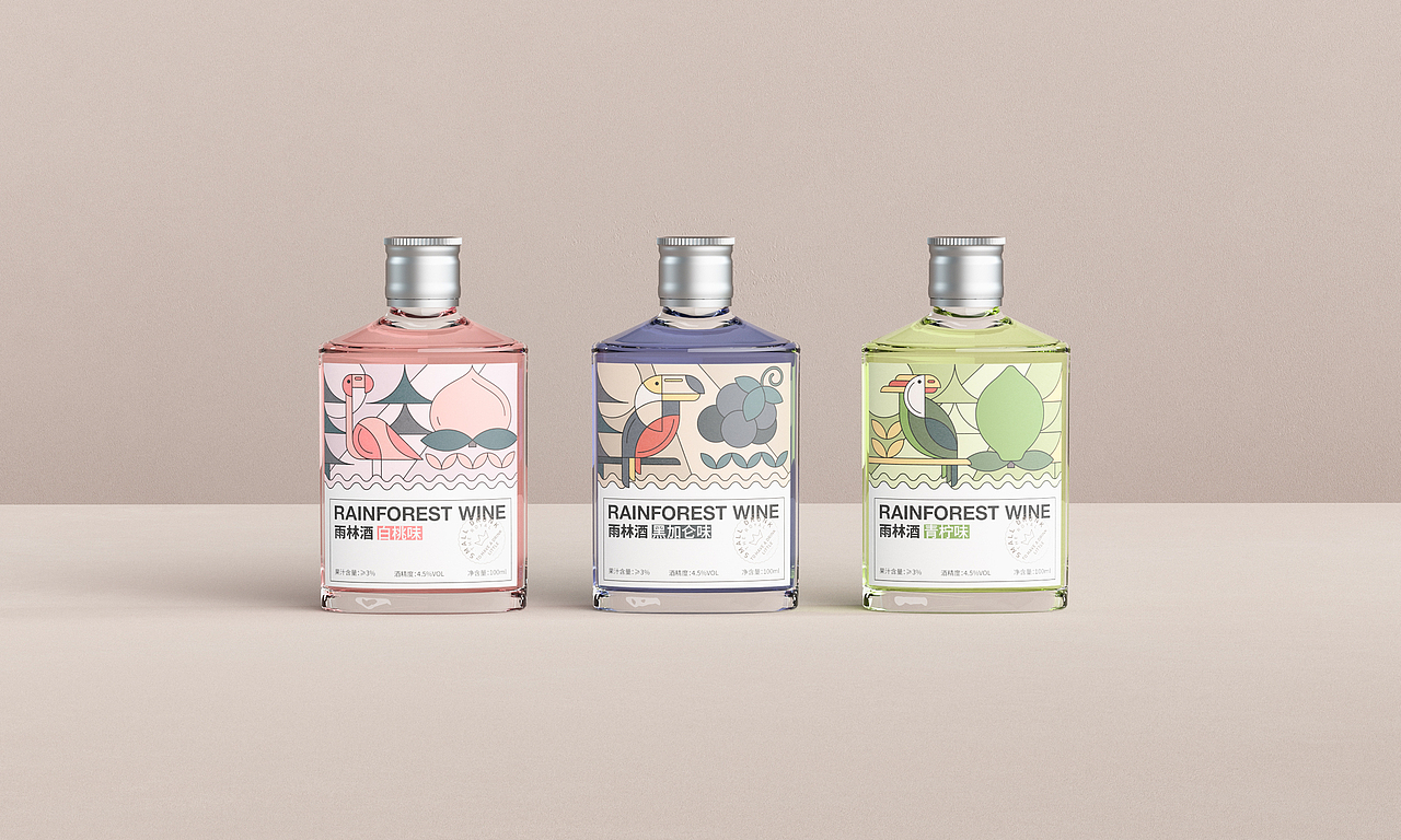 Rainforest Wine雨林酒（图ZMjc3ODU1NzQw） - 包装 - 站酷设计师是阿伟阿原创素材 - 站酷ZCOOL