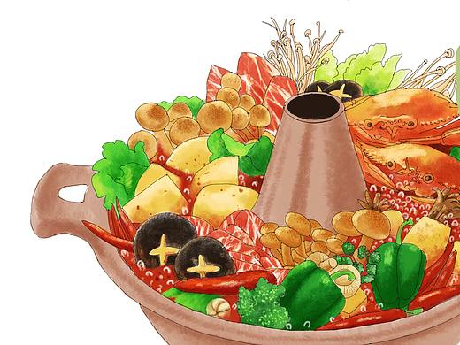 吃貨福利（個人主頁-ZMjQ0MTc0OTI=） - 商業(yè)插畫 - 站酷設(shè)計師牧奇呀原創(chuàng)素材 - 站酷ZCOOL