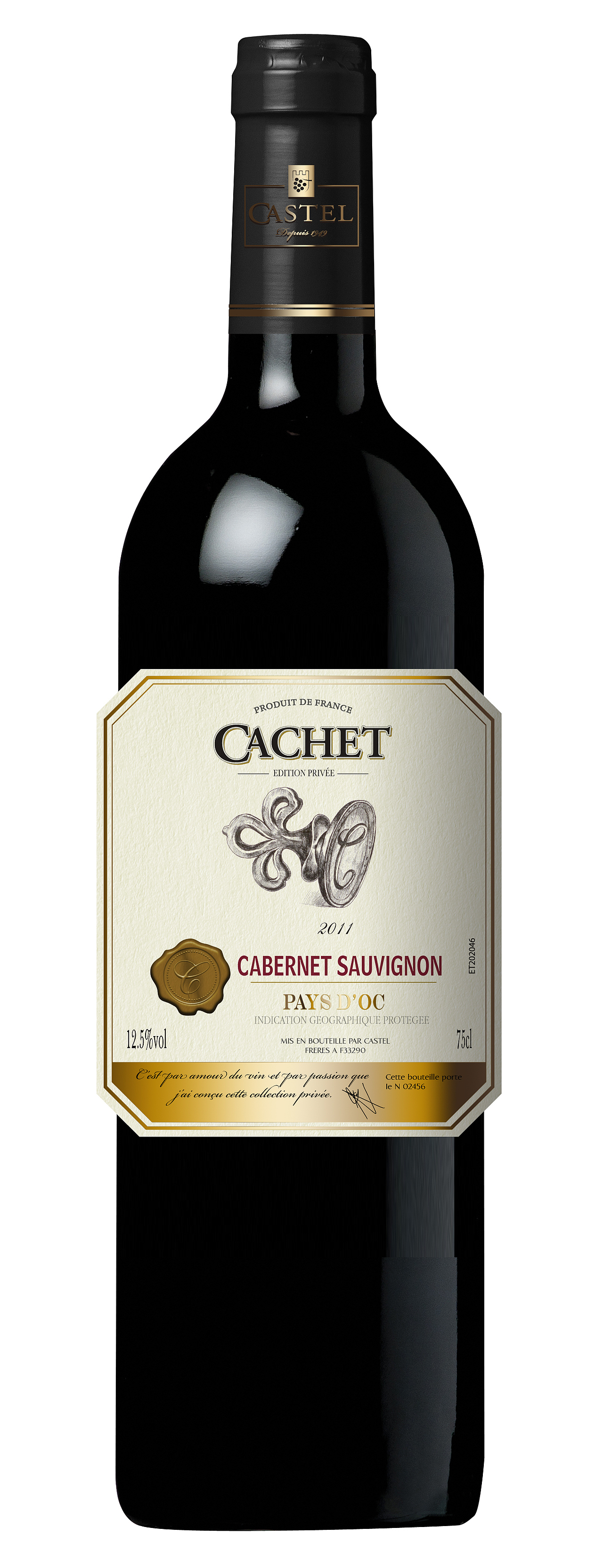 法国葡萄酒标设计