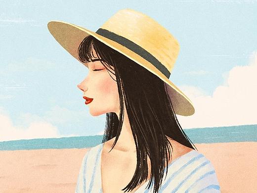 少女头像（个人主页-ZMjcxMTU5NDQ=） - 商业插画 - 站酷设计师苅安原创素材 - 站酷ZCOOL