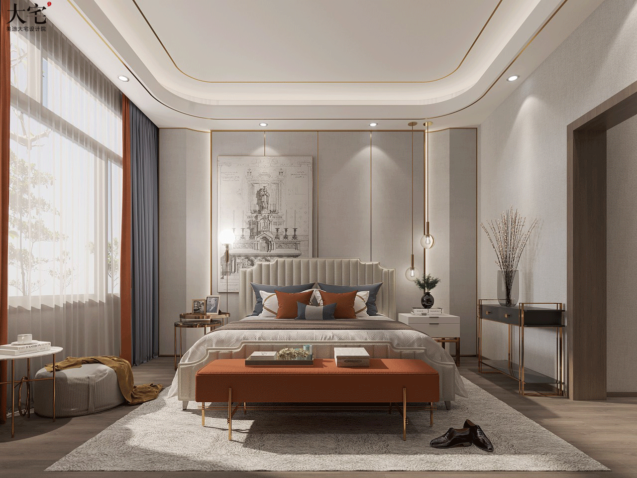 美迪大宅设计院丨长沙别墅-龙湖-现代简约风（图ZMjgwNDQxMTc2） - 家装设计 - 站酷设计师美迪大宅设计院原创素材 - 站酷ZCOOL