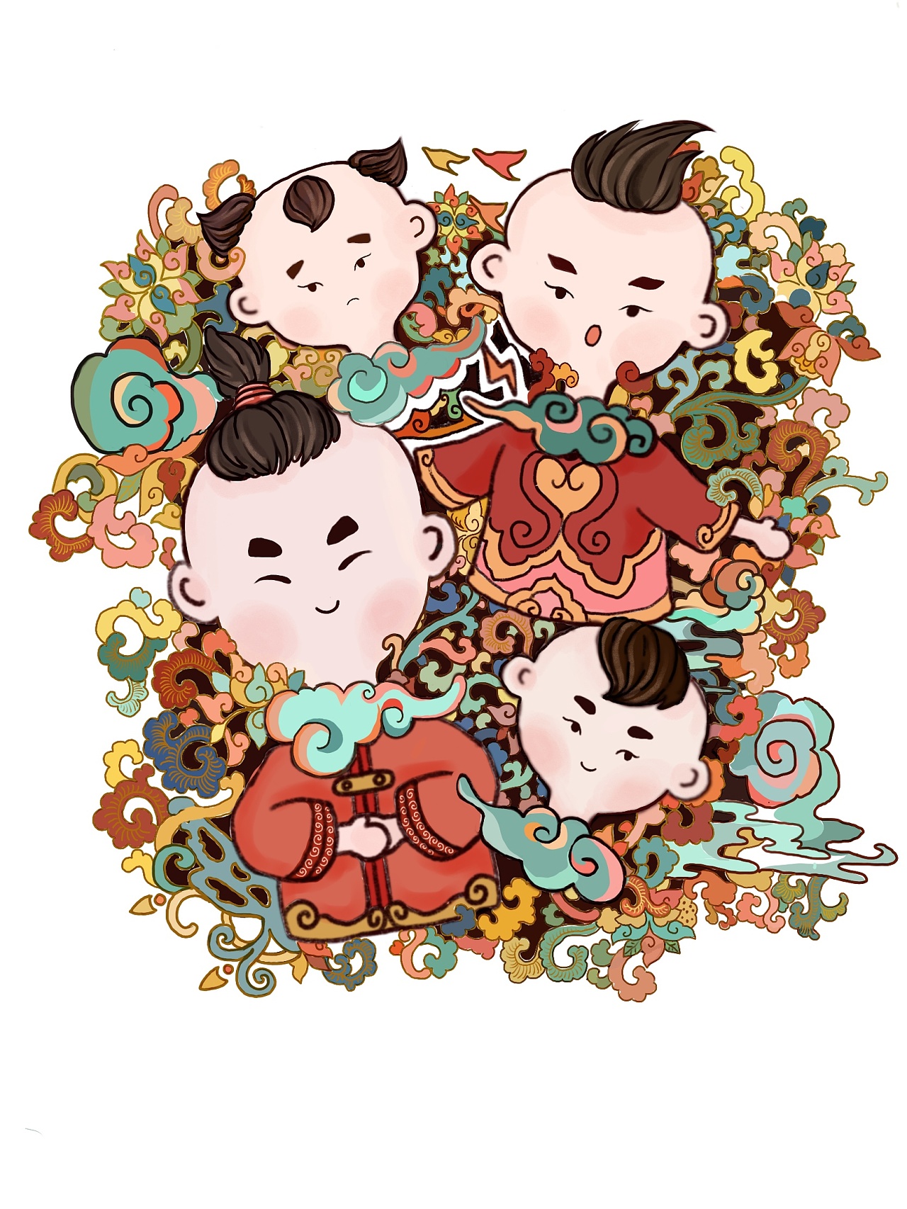 传统_现代-娃娃