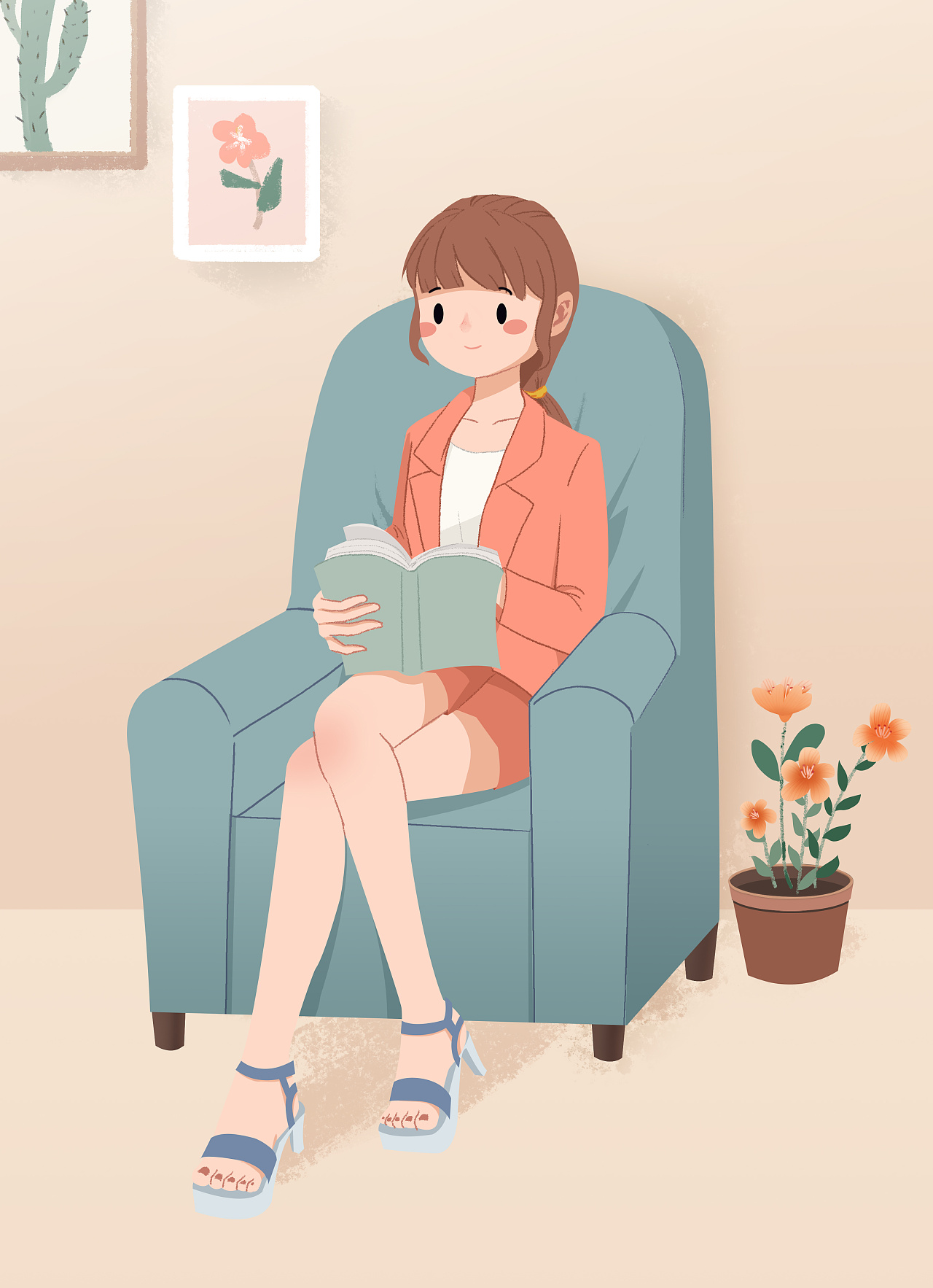 理想的样子-读书|插画|商业插画|小妖拳拳 - 原创作品 - 站酷 (zcool)