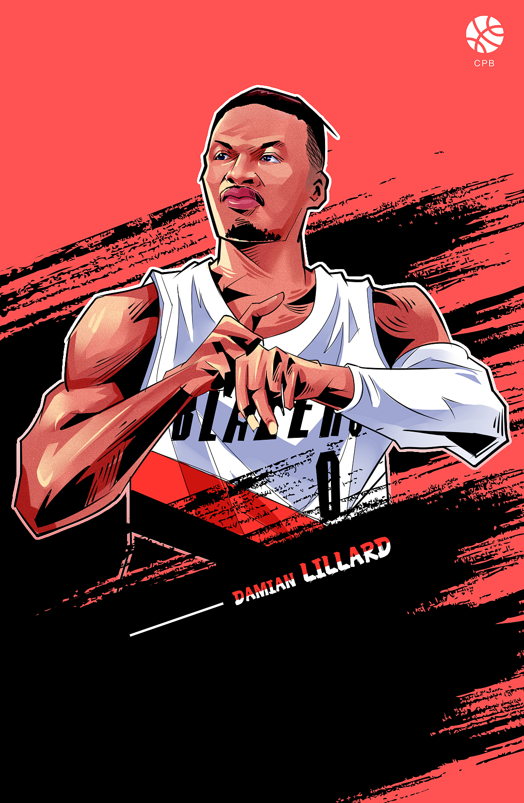 nba插画,体育,篮球