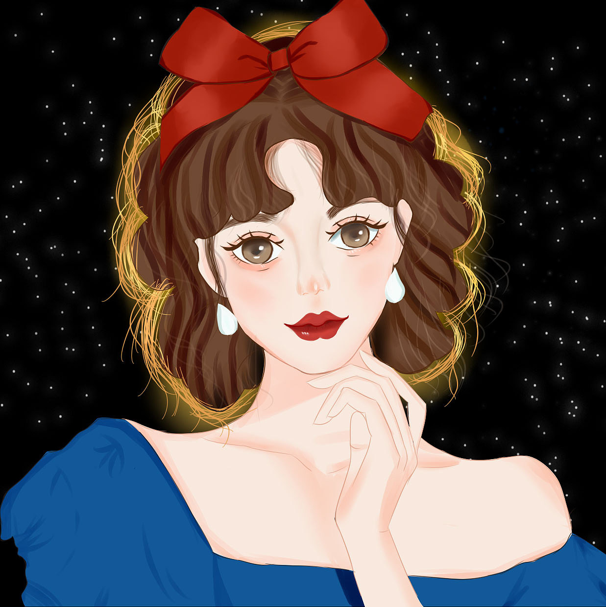 手绘-头像（图ZMjM4ODYzMzQw） - 创作习作 - 站酷设计师爸爸说的都对原创素材 - 站酷ZCOOL