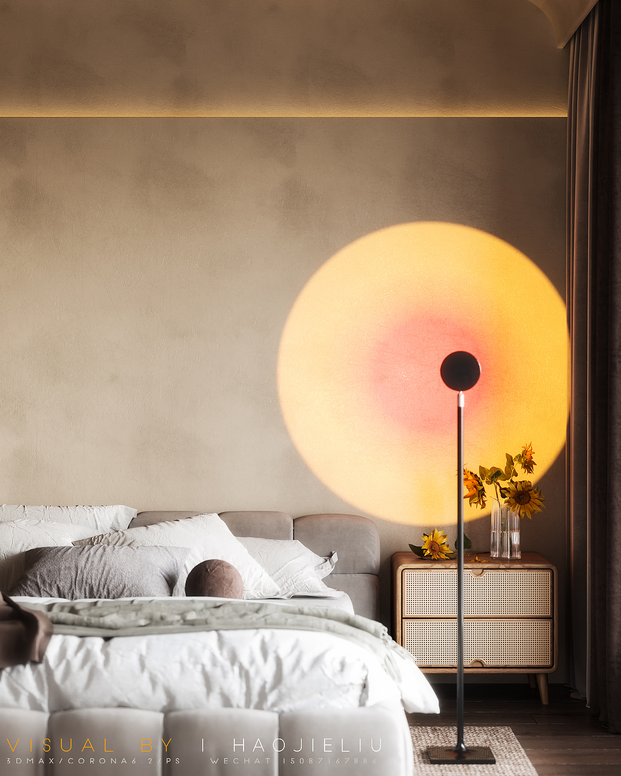 侘寂风卧室小景~