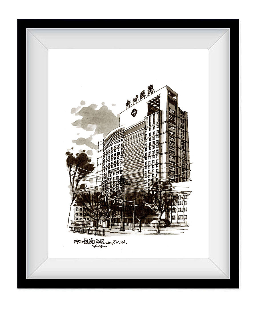 邯郸建筑手绘2017【下】（图ZMTE3NjU1Nzk2） - 绘画 - 站酷设计师画设计原创素材 - 站酷ZCOOL