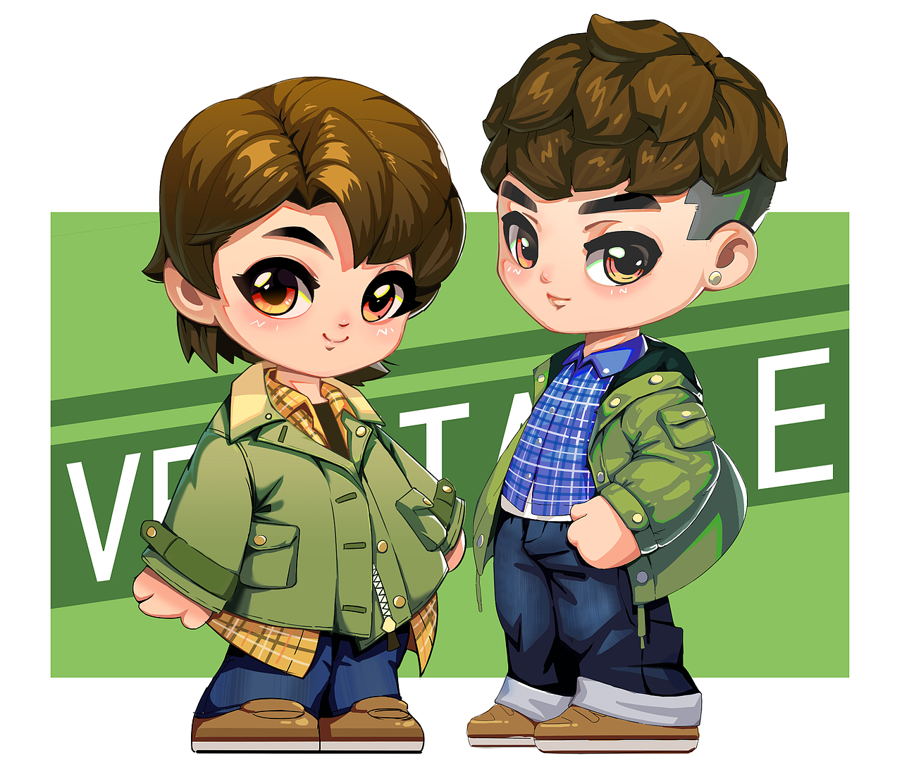 卡通角色-Q版人物练习