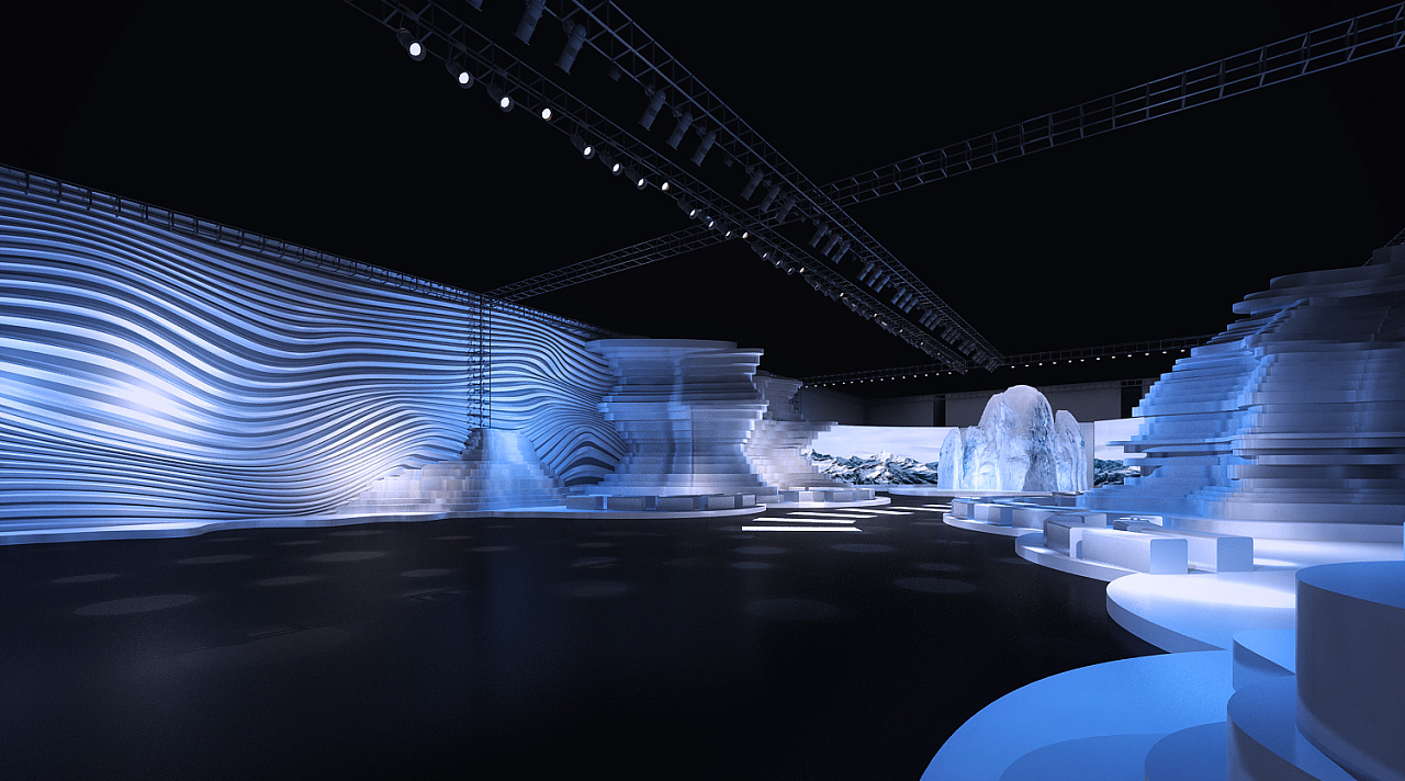 波司登羽绒服秀场|三维|场景|他二叔666 - 原创作品 - 站酷 (zcool)