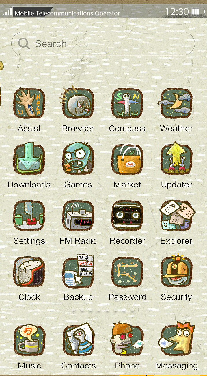 蜡笔娃娃（图ZMTczMzUxMjQ=） - APP界面 - 站酷设计师飞离北岛原创素材 - 站酷ZCOOL