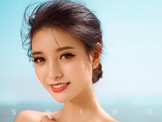 海边唯美新娘摄影后期