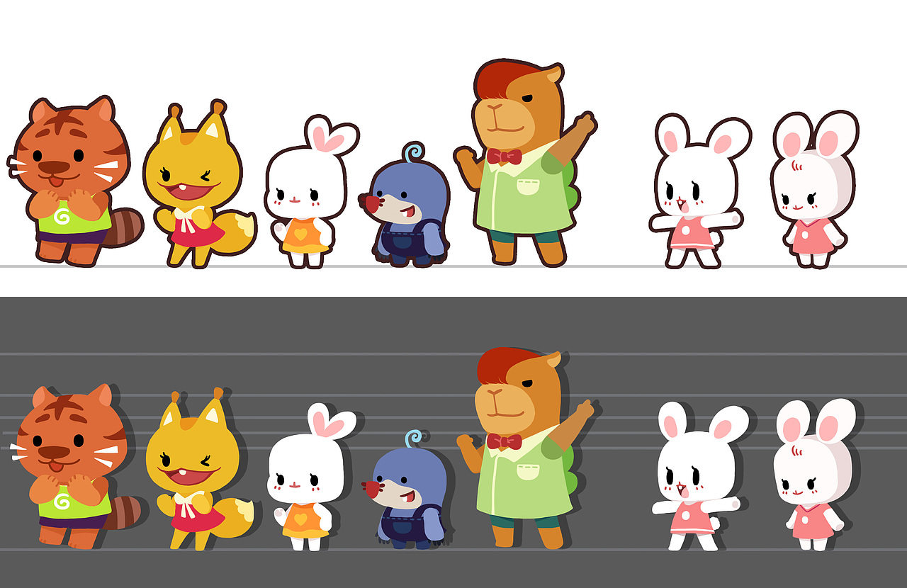 优彼智多星球角色设计（图ZMTg2ODY5MzEy） - 概念设定 - 站酷设计师小蜜蜂画漫画原创素材 - 站酷ZCOOL