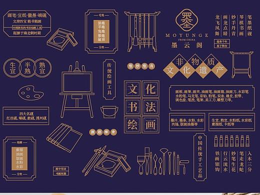 墨云阁书画艺术有限公司品牌提案设计