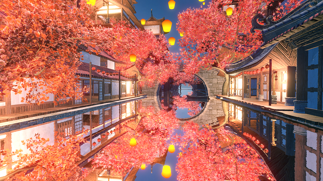 概念设计｜枫桥天街（图ZMTg0MzY5NDQ4） - 场景 - 站酷设计师惊笛原创素材 - 站酷ZCOOL
